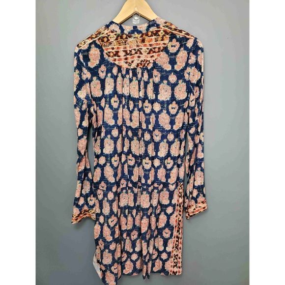 Anthropologie Women's Tiny Paquerette Boho Shirt Dress Size Medium - Picture 10 of 10